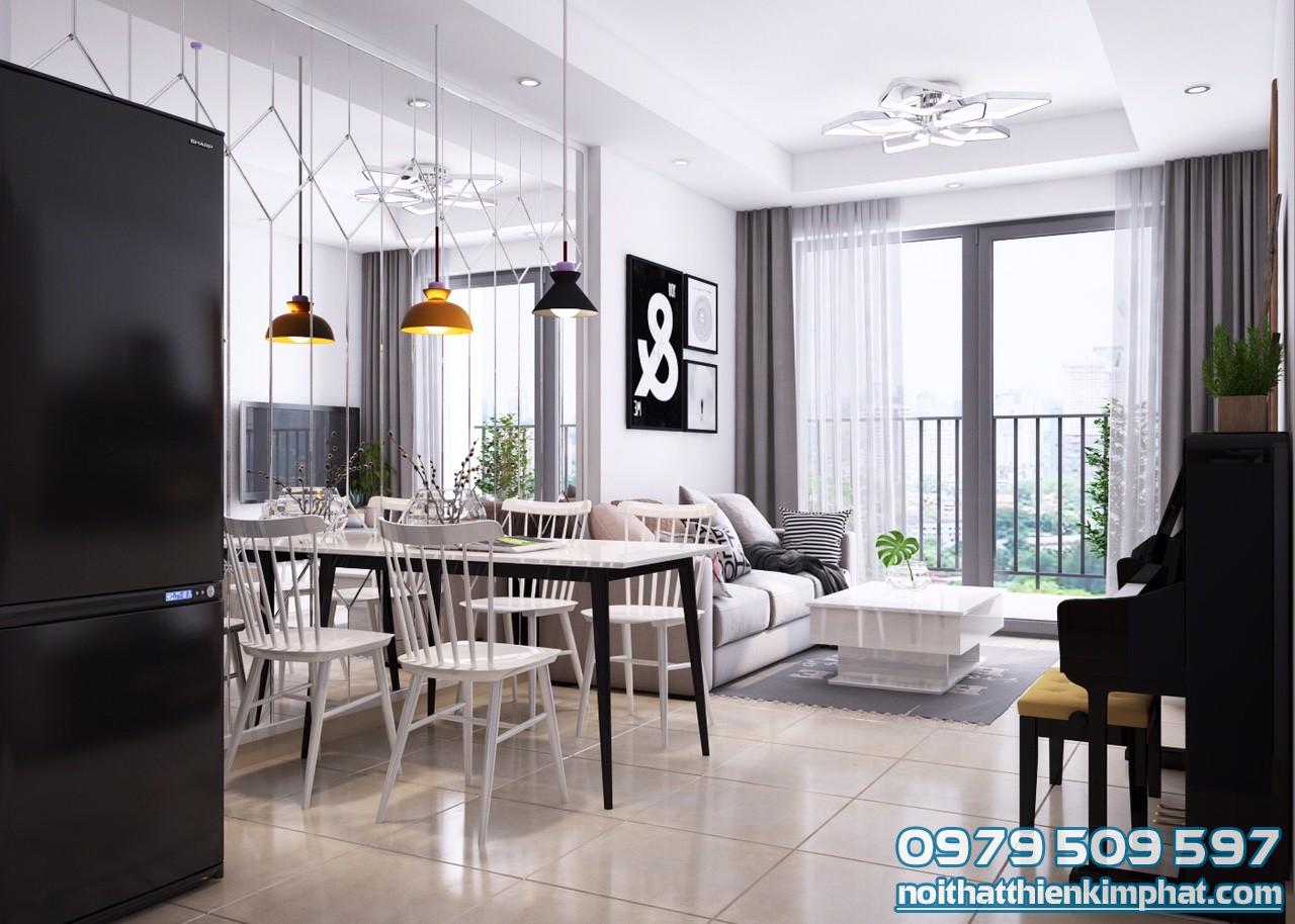 Bộ Bàn Ăn 4 Ghế Đẹp 001