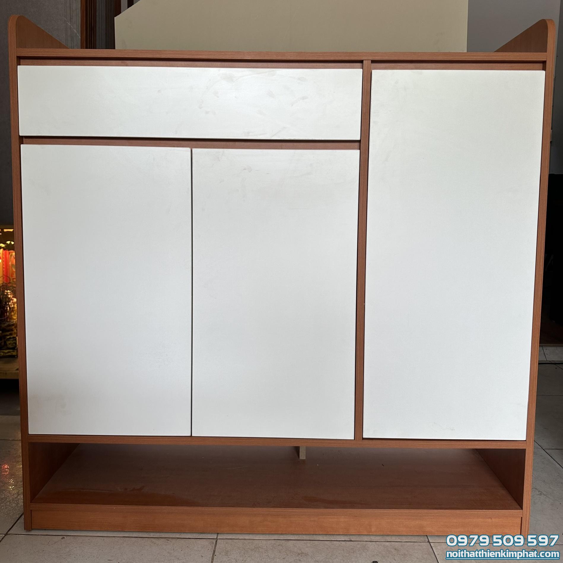 Tủ giày MDF phủ Melamin 1200x1200x350 – Lưu trữ giày thông minh