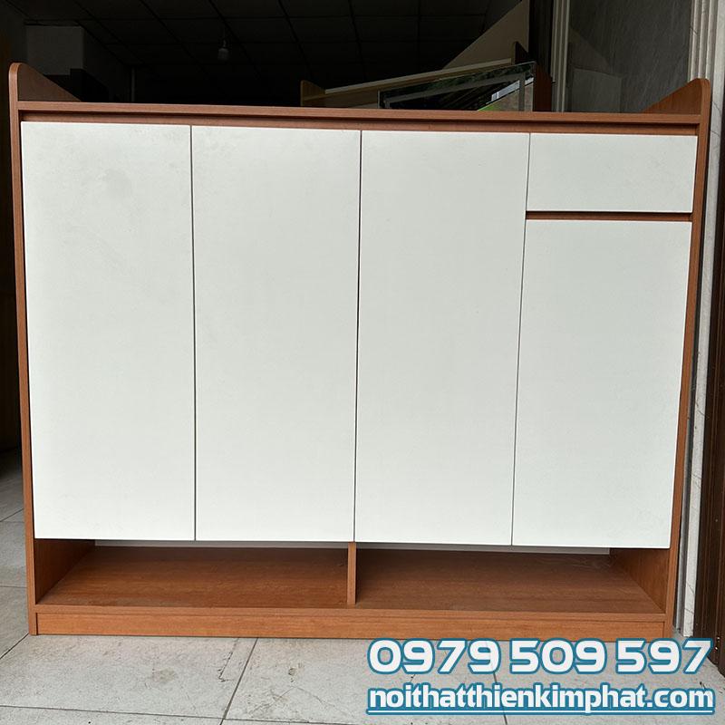 Tủ giày MDF phủ Melamin 1400x1200x350 - Lưu trữ giày thông minh